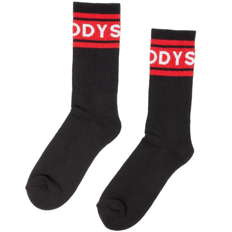 Meia - ODYSSEY ''STRIPE'' - Preto/Vermelho